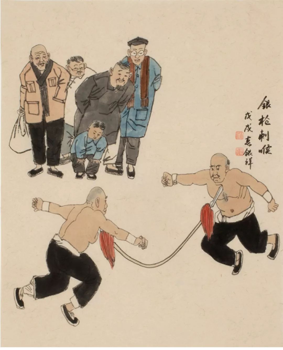 随画家王银祥寻路老北京民俗