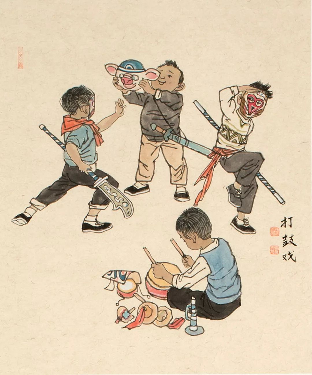 随画家王银祥寻路老北京民俗