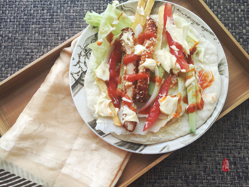 舌尖上的美食土耳其烤肉卷饼,土耳其肉卷饼正宗做法