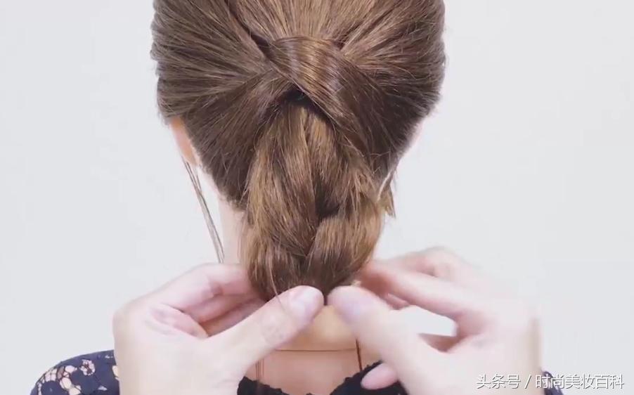 时尚美妆穿搭教程,美妆盘发教程图片