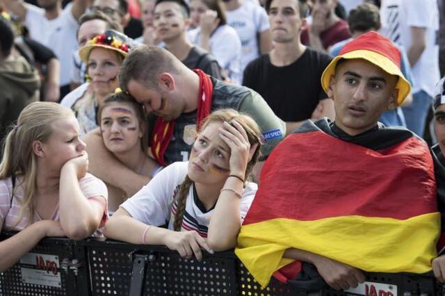 德国队输球国家反应,德国队世界杯输得最惨的一年