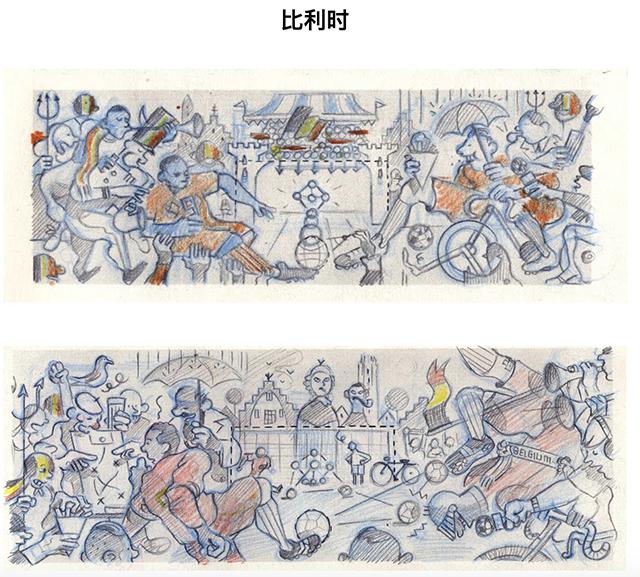 doodle涂鸦手绘,世界杯涂鸦艺术