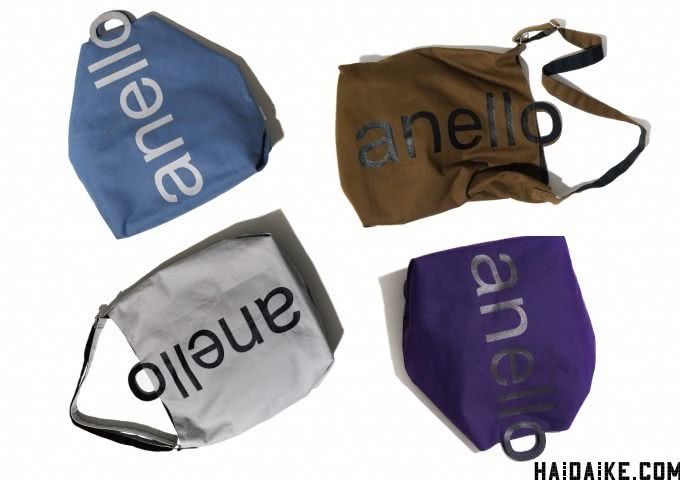 日本的袋子品牌“Anello”大阪旗舰店买“喉舌帆布背包”限量款