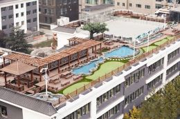 楼顶平台错层,错层阳台楼上搭建钢结构平台