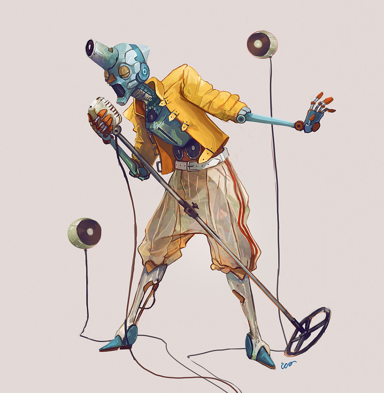 插画procreate水稻,插画procreate饰品书籍