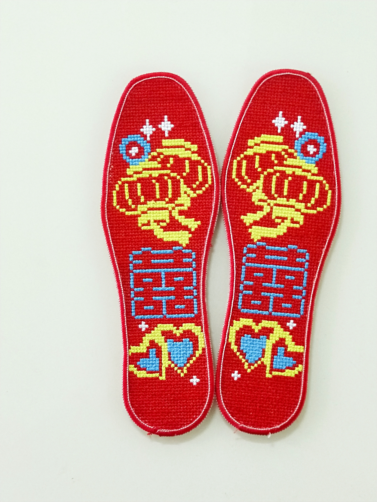 十字绣鞋垫花样图案大全新款,半成品十字绣鞋垫多少钱一双