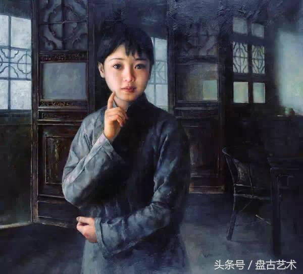 《爱情誓言的守望者》油画太美了（盘古文化艺术油画装饰画定制）