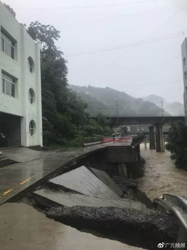 广元暴雨列车返回绵阳,暴雨袭击四川广元