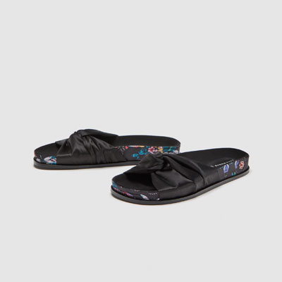 露趾半拖鞋夏日懒人凉拖,无跟洋气时髦拖鞋