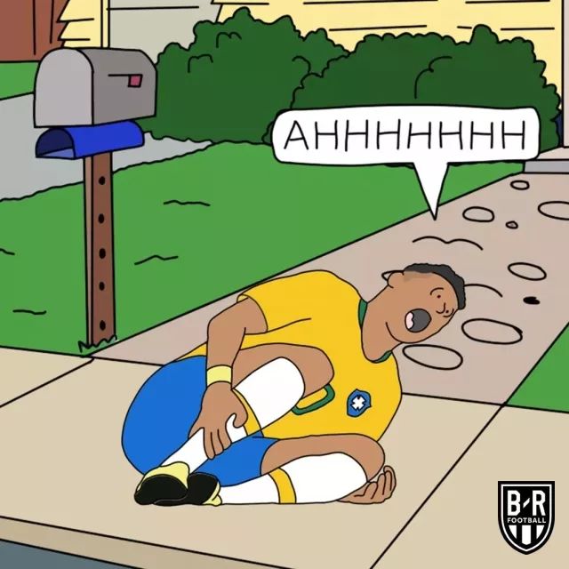 内马尔假摔2018年世界杯恶搞视频,世界杯内马尔假摔搞笑