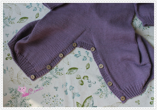 棒针宝宝连体衣编织视频教程,婴幼儿连体衣钩针编织