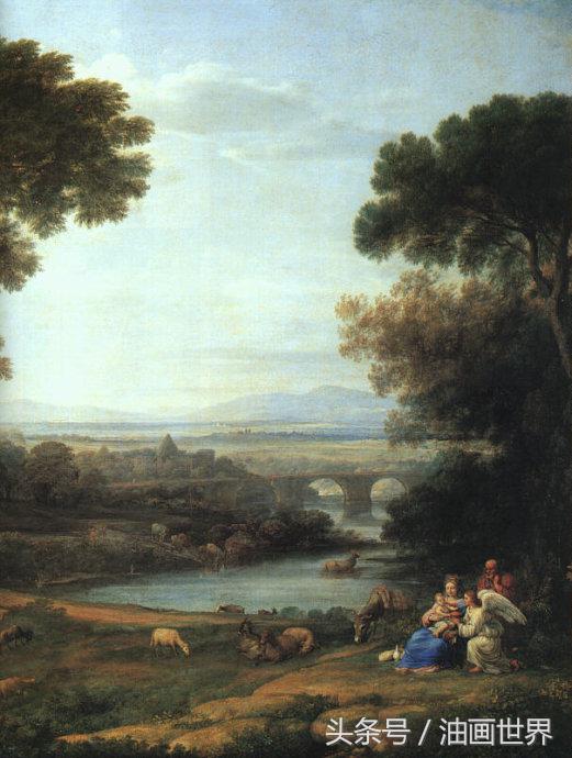 克洛德油画作品欣赏,克劳德洛兰的艺术追求