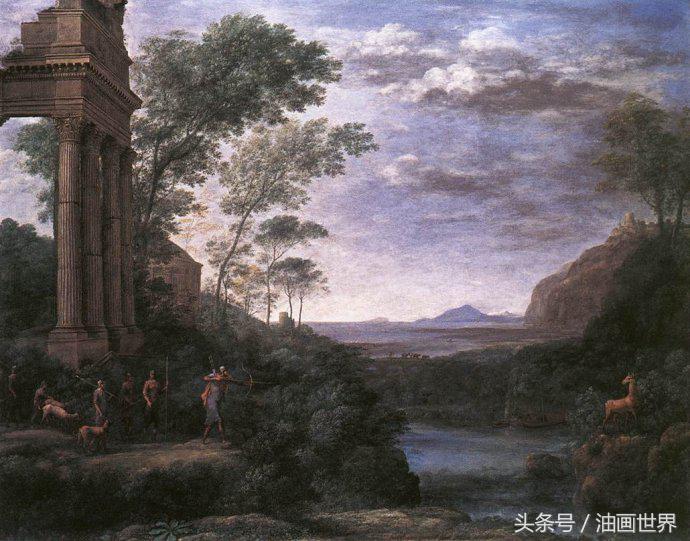 克洛德油画作品欣赏,克劳德洛兰的艺术追求