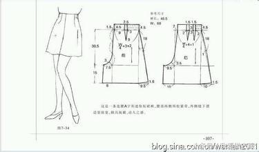 吊带裙马甲短裤连衣裙裁剪图,背心荷叶边裙裁剪图