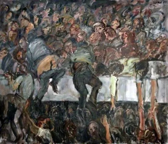 世界杯足球水彩,世界杯绿茵赛场绘画