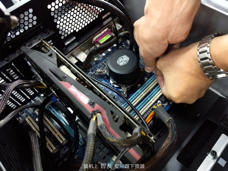 装机首选最美水冷酷冷至尊冰神,酷冷至尊240水冷amd4装机教程