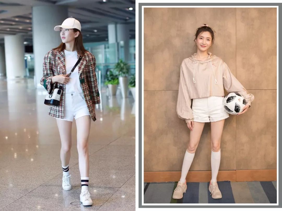 宽松牛仔短裤怎么穿才不显腿短,最适合自己的牛仔短裤