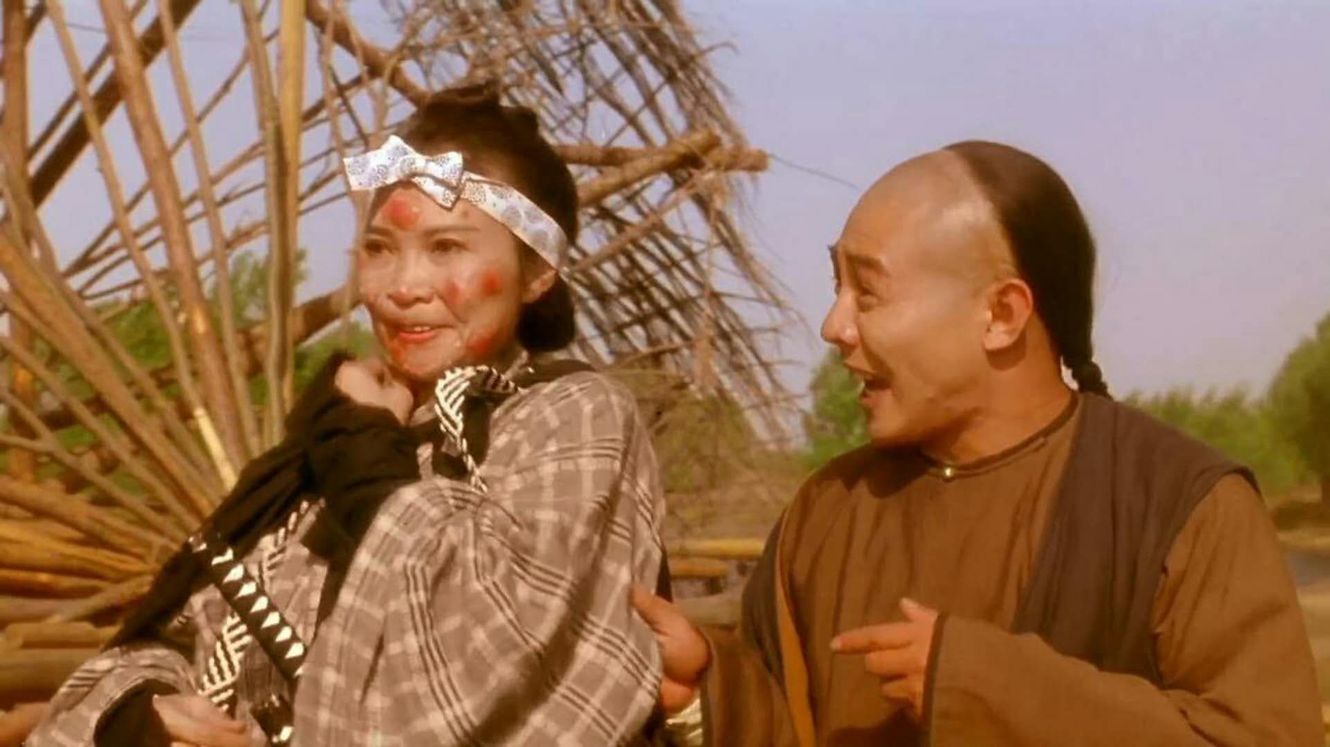 李连杰在赵文卓演反派的这部古装动作片里，搞笑天赋不输张卫健！