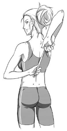 拉筋的正确练法图,拉腹筋的正确方法