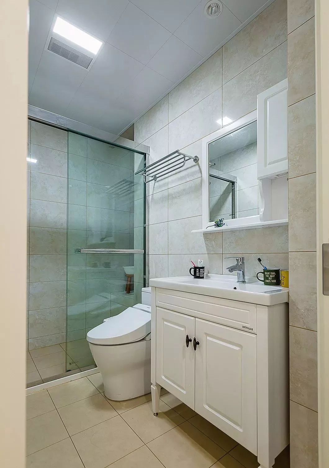 整体淋浴房带马桶洗手盆卫生间,小卫生间淋浴马桶洗手盆怎么布局