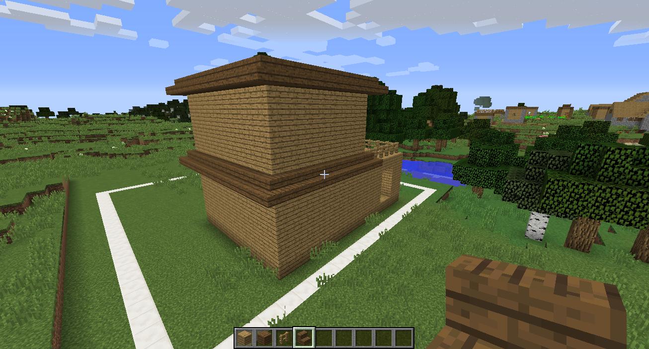 我的世界建筑教学简单别墅,我的世界建筑教学大别墅