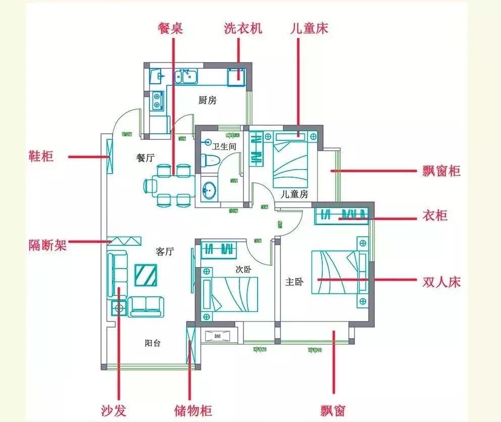 装修设计案例主卧改两房,装修设计小户型卧室改造