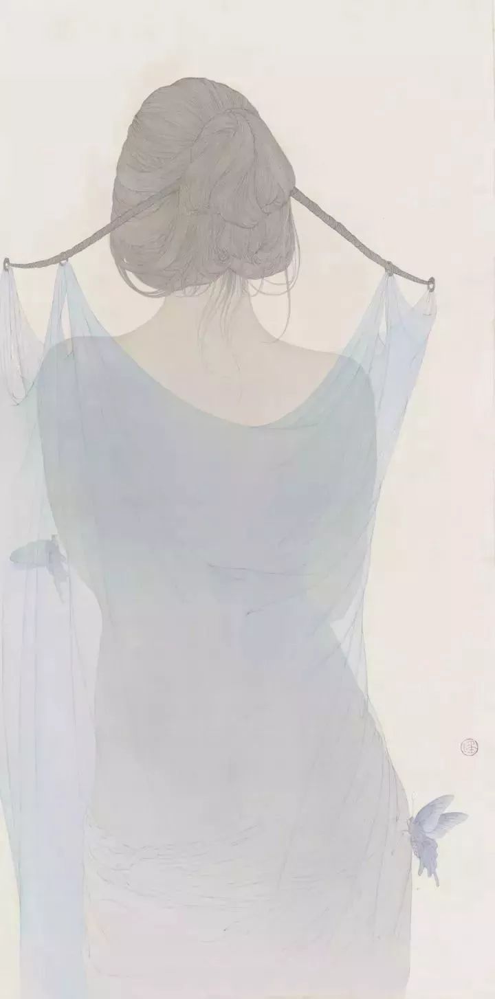 太美了！轻柔曼透，香艳的极致诱惑，国画欣赏