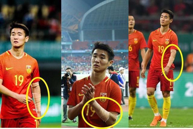 国足纹身,梅西纹身和国足