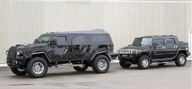 悍马汽车的防御,悍马的防撞能力