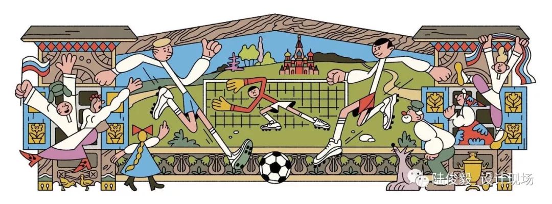 世界杯足球插画海报高清,世界杯主题手写画
