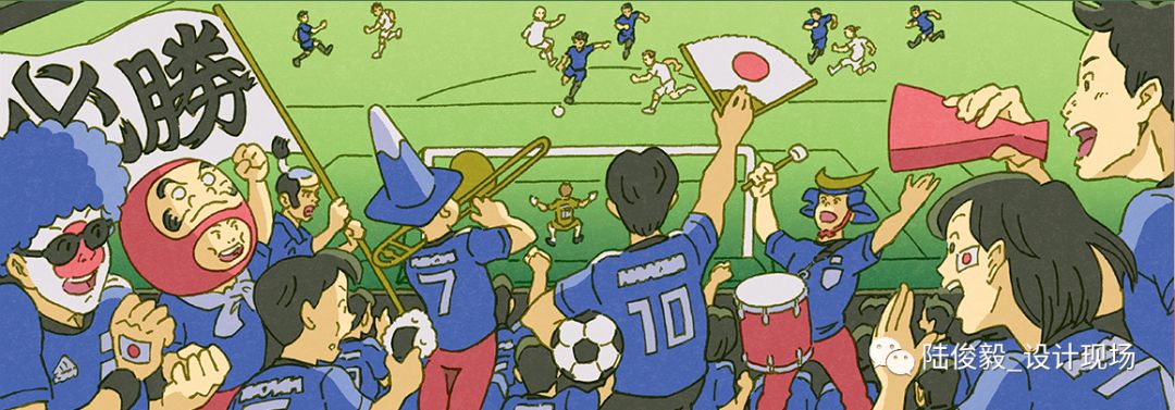 世界杯足球插画海报高清,世界杯主题手写画