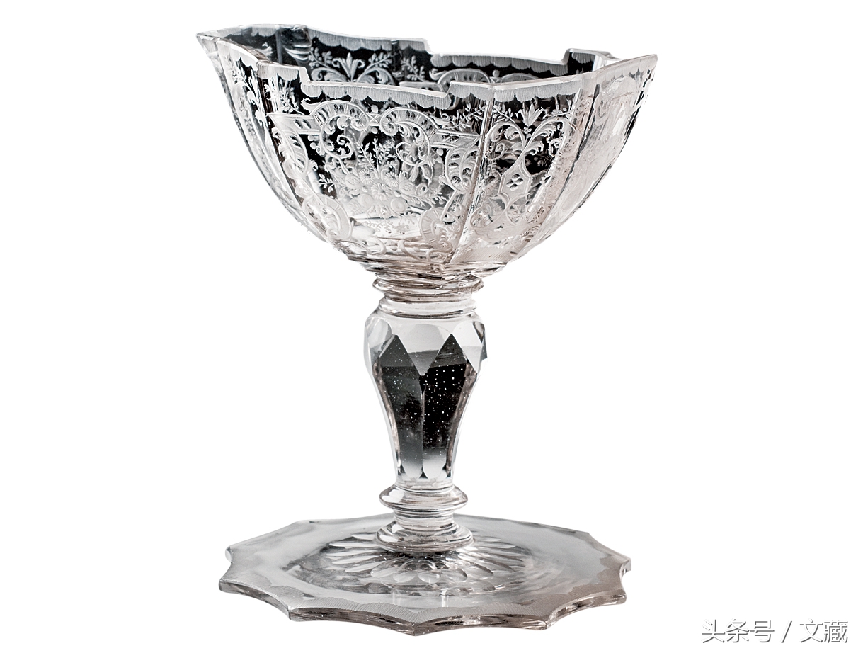 描金轻奢玻璃器,舶来工艺品