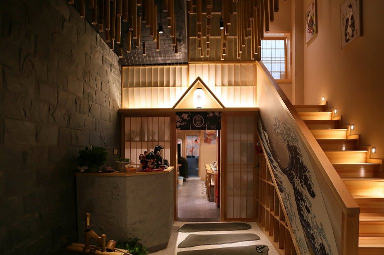 居酒屋日式禅风,居酒屋户外设计