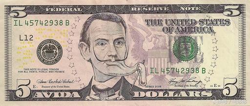 这个人对这些钞票做的事情是违法的，但我超爱的！