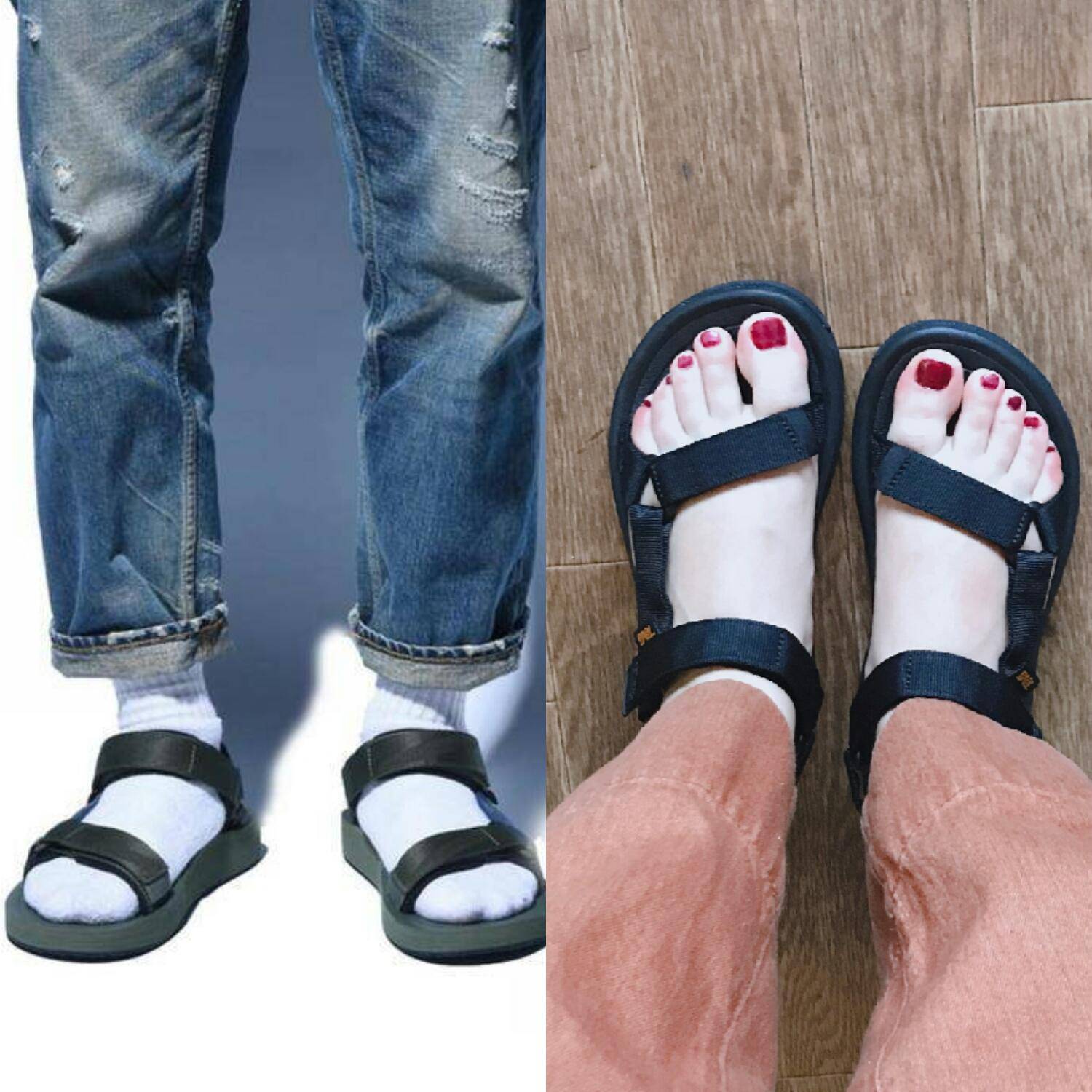 夏天的一双好鞋,这双鞋子给人一种夏天的感觉