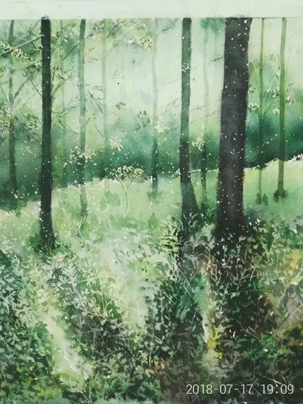 幸福原创画吧画友（7月17日）习作分享