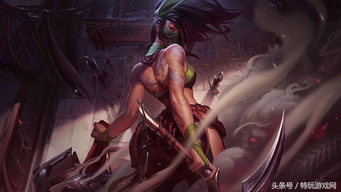 lol拳头正确改动,暗影之拳阿卡丽重做前高清图片