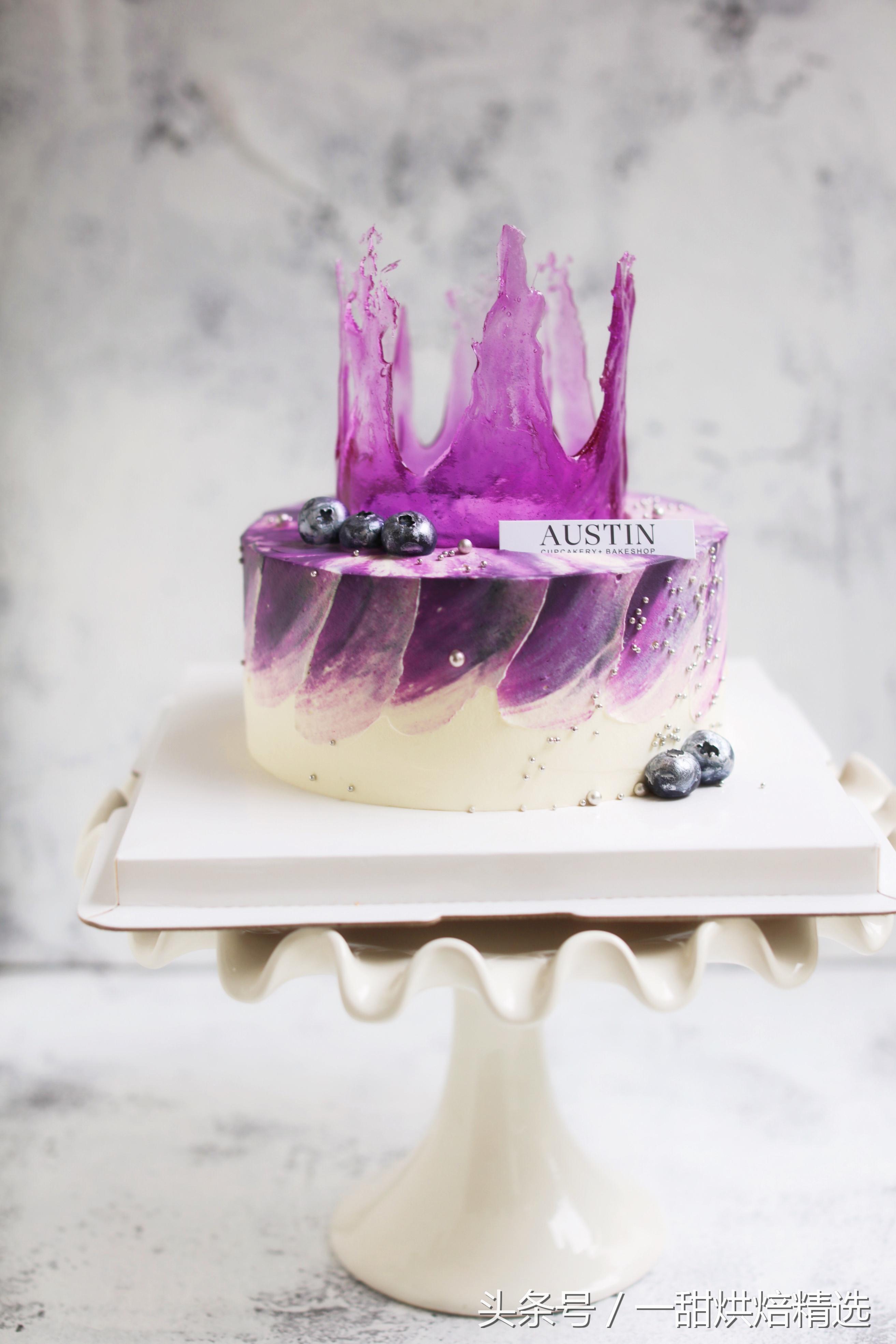 超火网红皇冠蛋糕,皇冠梦幻蛋糕