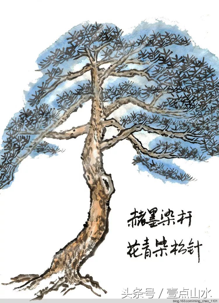 画山水风景画入门教程,山水画入门教程从零开始学国画