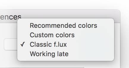 降低蓝光在Mac上的强度保护眼睛