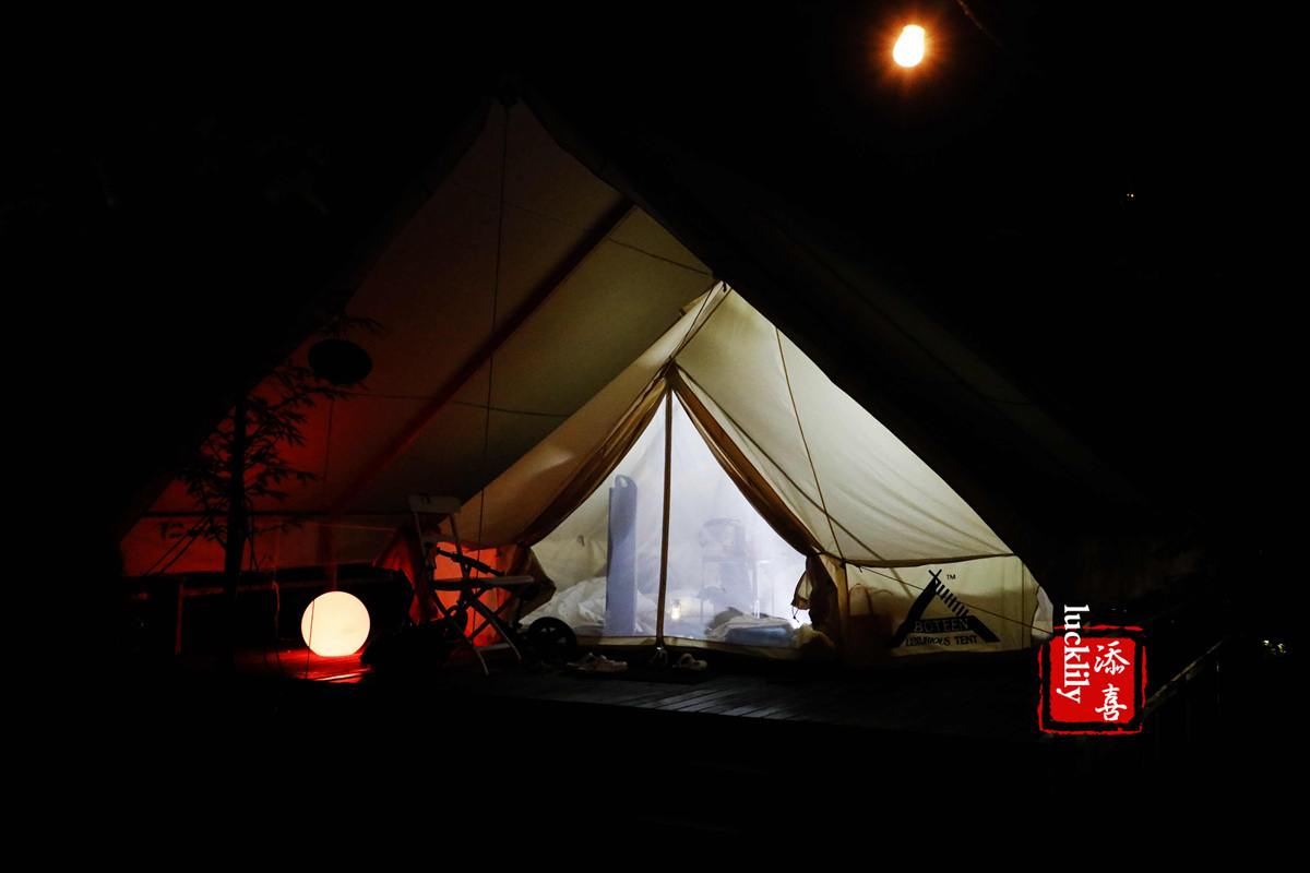 义远农场亲子探险露营：帐篷、萤火虫、足球冰淇淋、竹水枪、采摘