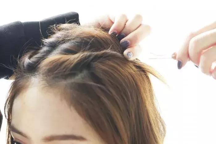 女明星刘海怎么梳的,女明星刘海教程