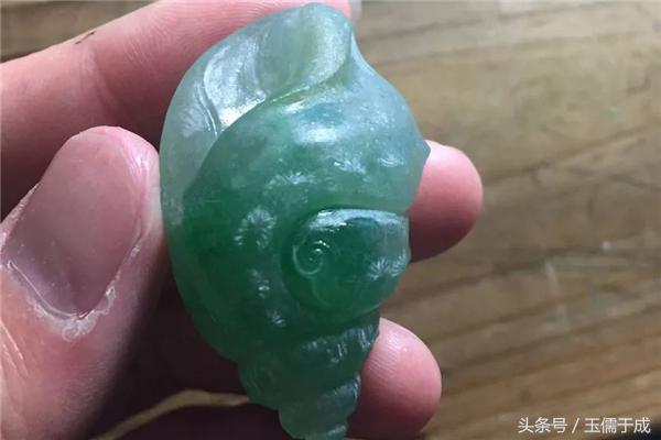 南齐敞口翡翠原石,南奇黄加绿原石