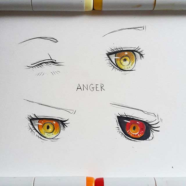 如何用马克笔画简单又好看的眼睛,用马克笔画出简单又好看的图