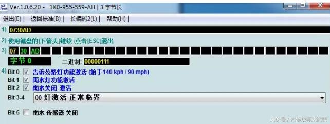 大众常见车型识别方法,大众全车编码参数对比