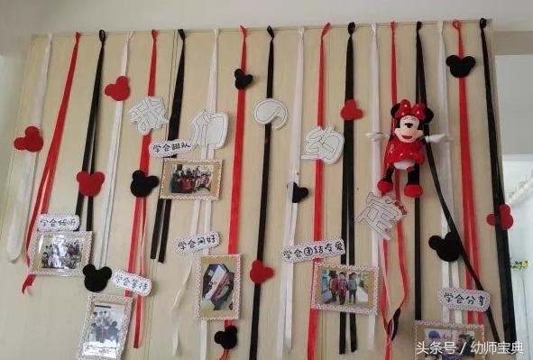 米奇英式风格环创,米奇城堡主题环创