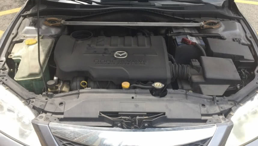 马自达六35万公里用什么机油,马自达6发动机舱高清分解图