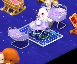 梦幻西游流星装饰,梦幻西游家具墨金曜月效果图