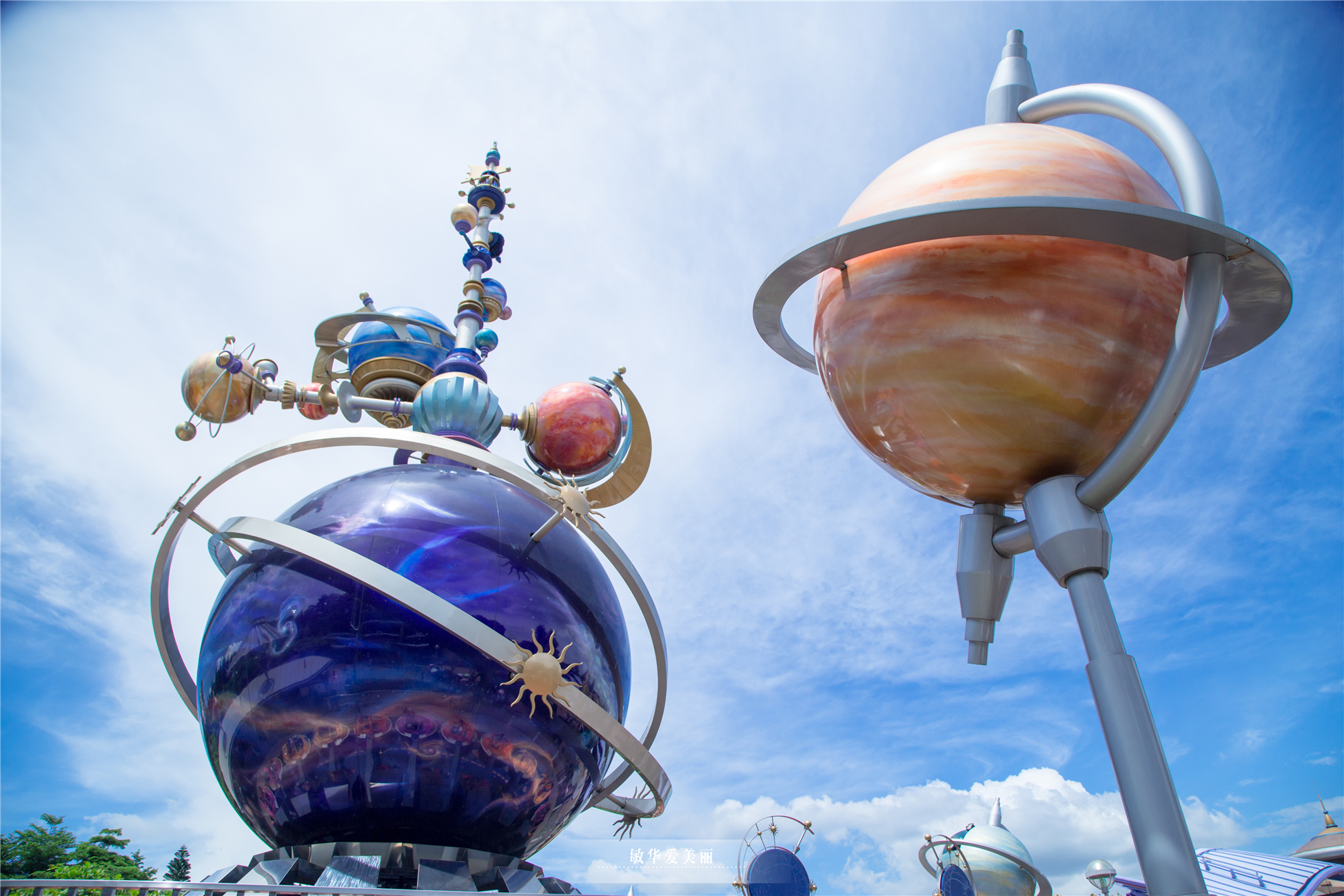 香港迪士尼门票深港联游,香港迪士尼2大1小亲子当日套票