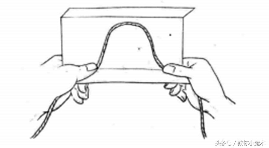 用绳子变简单的小魔术,绳子截断复原的小魔术